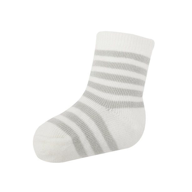 Motherschoice Baby 2- Piece Hat and Socks Set Grey IT4411 Age- Newborn to 12 Months