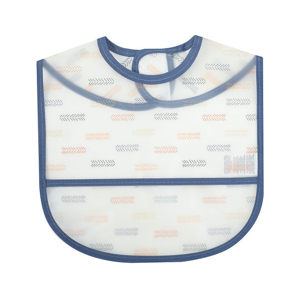 Motherschoice Baby 3-Pack Construction Trucks Themed Waterproof Peva Bibs Blue/White IT4396 Age- 9 Months to 18 Months
