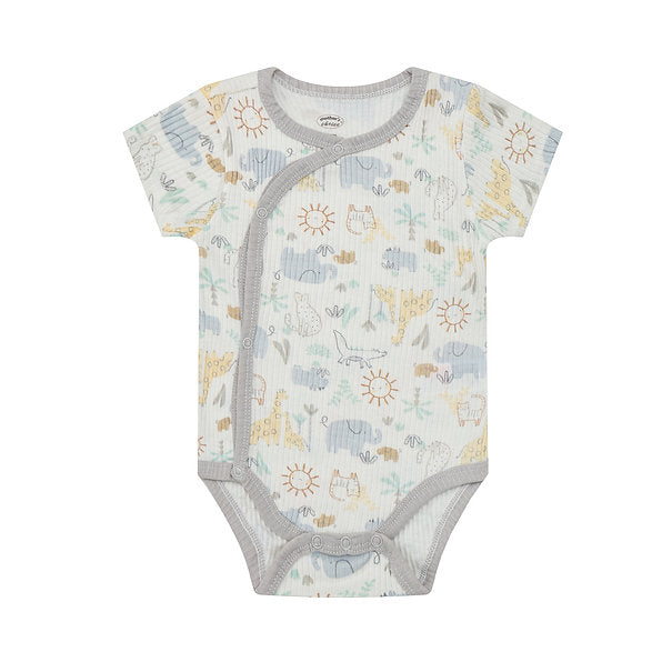 Motherschoice Zoo Collection 5 -Pack Daily Baby Bodysuit (100% cotton) Muticolor IT5513