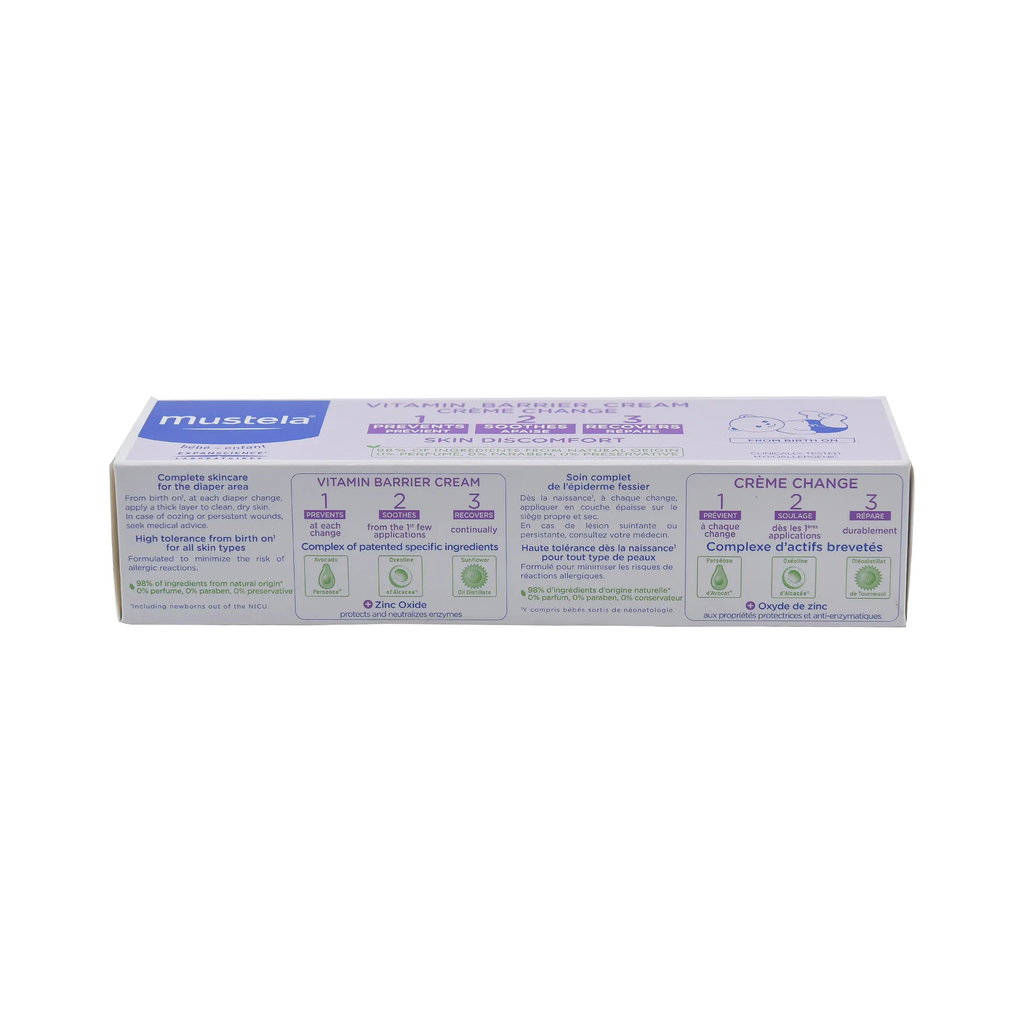 Mustela Vitamin Barrier Cream 1 2 3 - 100 ml
