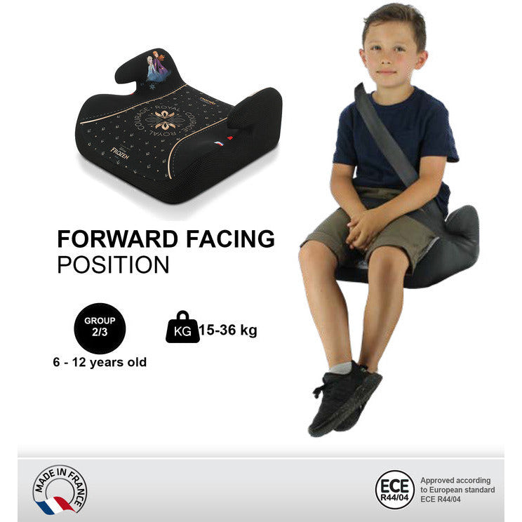 Nania Topo Kids Booster Car Seat For Group 2/3 - Frozen Royal Courage Age- 4 Years to 12 Years (Holds from 15kg to 36kg)