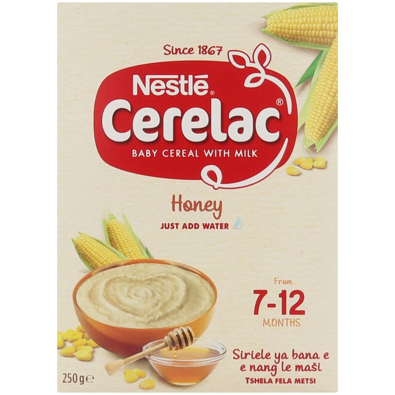 Nestle Cerelac Honey Flavoured Baby Cereal With Milk 250g Age 7 to 12 Months Peekaboo