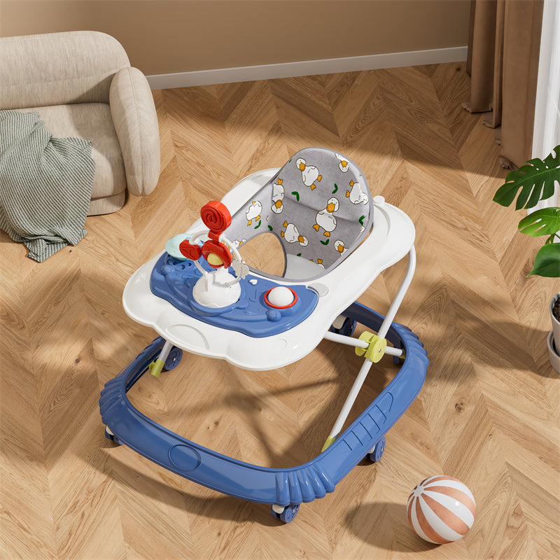 Peekaboo Baby Activity Walker With Music & Toys Blue Age- 6 Months to 3 Years