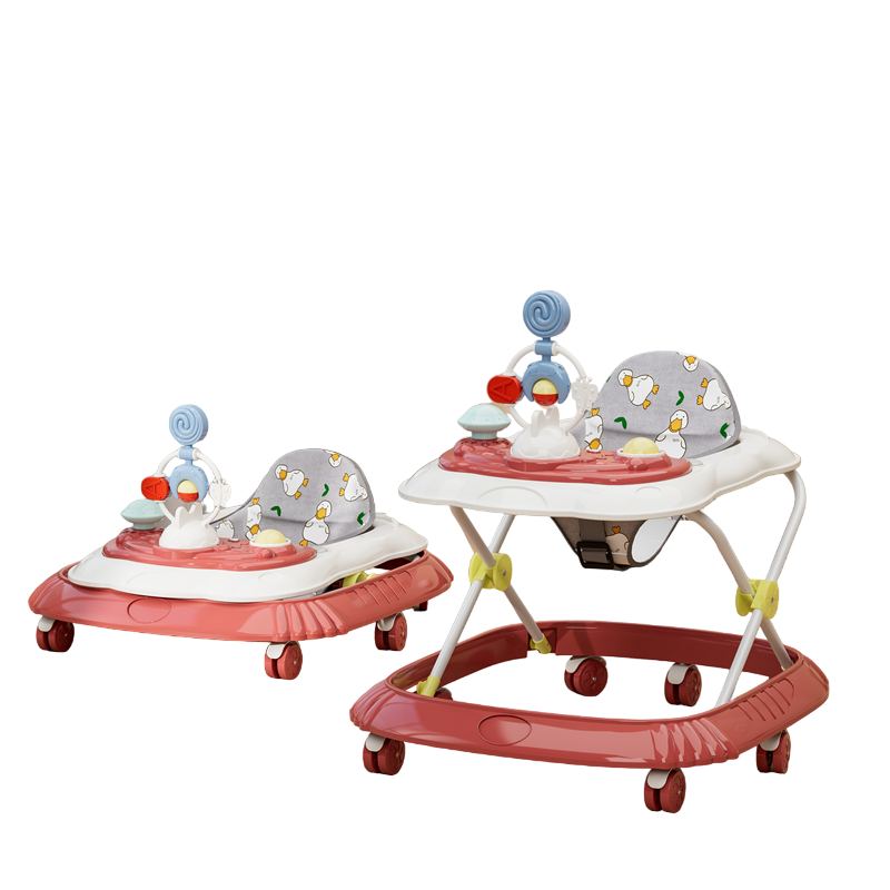 Peekaboo Baby Activity Walker With Music Toys Coral Orange Age 6 Months to 3 Years Peekaboo