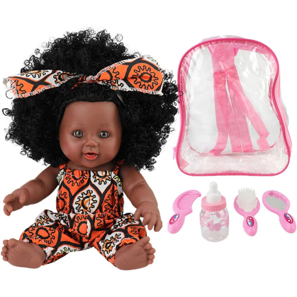 Pibi 12-Inch Baby Kenyan Fashion Assorted Doll in a Bag with Cute Baby Accessories Multicolor Age- 4 Years & Above