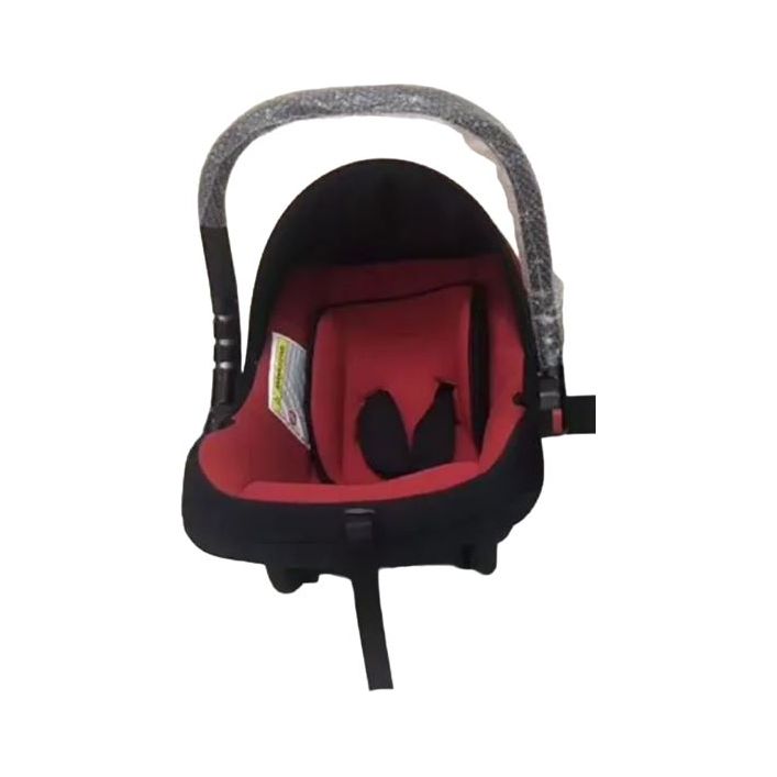Pibi Baby Car Seat+ Carry Cot Red/Black Age-Newborn to 12 Months