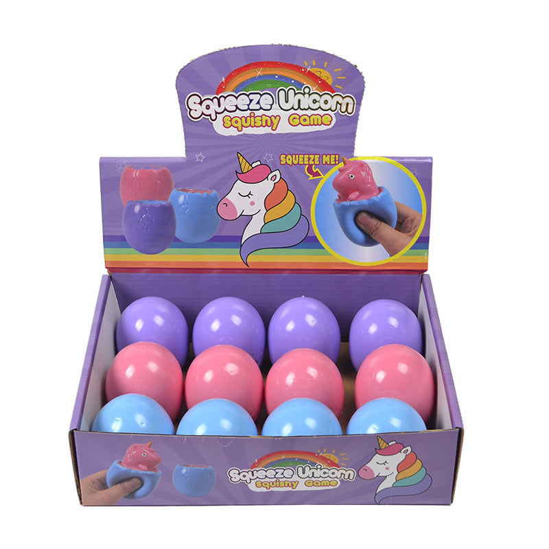 Pibi Cute Squeezy Unicorn Squishy Toy Assorted Multicolor Age- 3 Years & Above