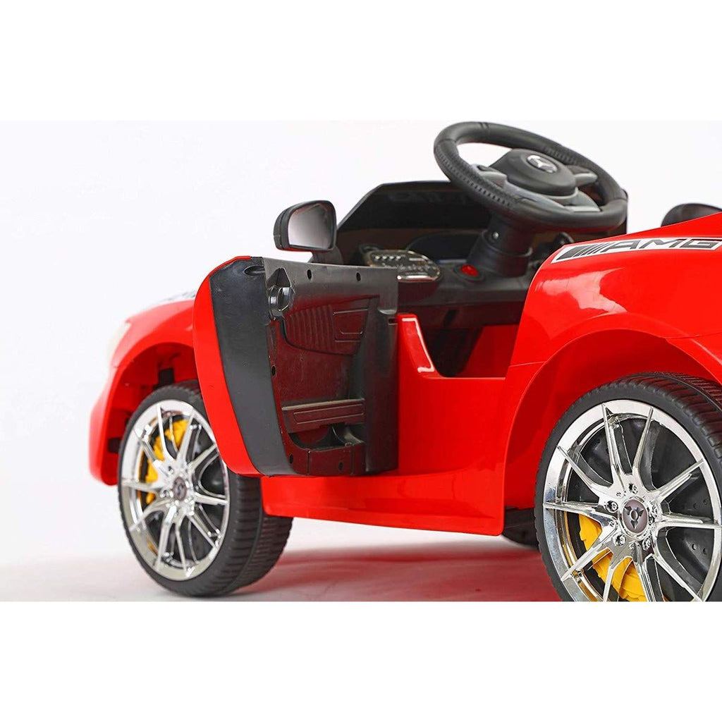 Pibi  Kids Ride on Car with 12V Battery, Music and Swing Option, Parental Remote Red Age- 18 Months & Above