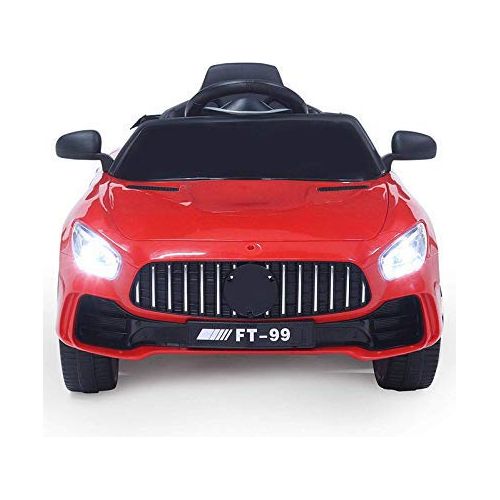 Pibi  Kids Ride on Car with 12V Battery, Music and Swing Option, Parental Remote Red Age- 18 Months & Above