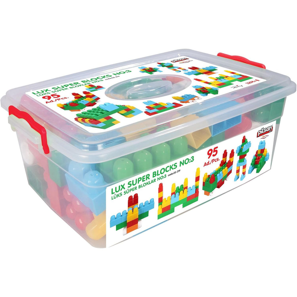 Pilsan Lux Super Blocks 95 Pieces Age- 1 Years & Above
