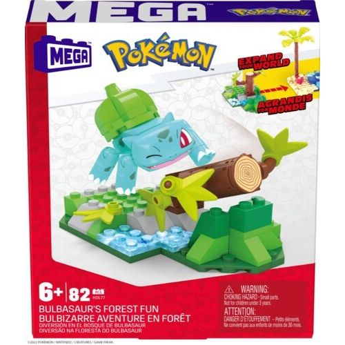 Pokemon Bulbasur Forest Fun Blocks Set (82 Piece) Multicolor Age- 6 Years & Above