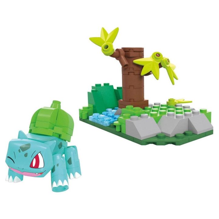 Pokemon Bulbasur Forest Fun Blocks Set (82 Piece) Multicolor Age- 6 Years & Above