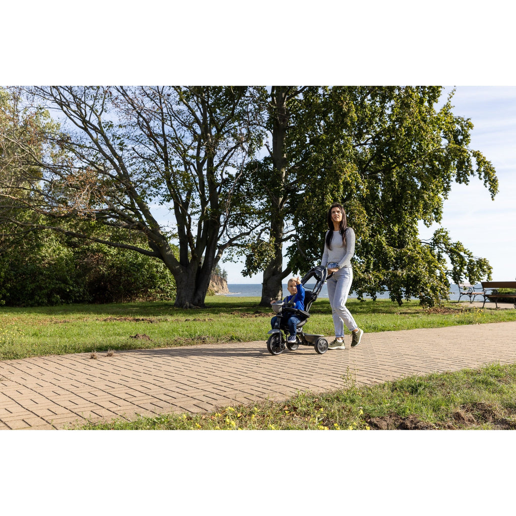 QPlay Cosy 4-in-1 Tricycle 8811 Blue Age- 2 Years to 6 Years