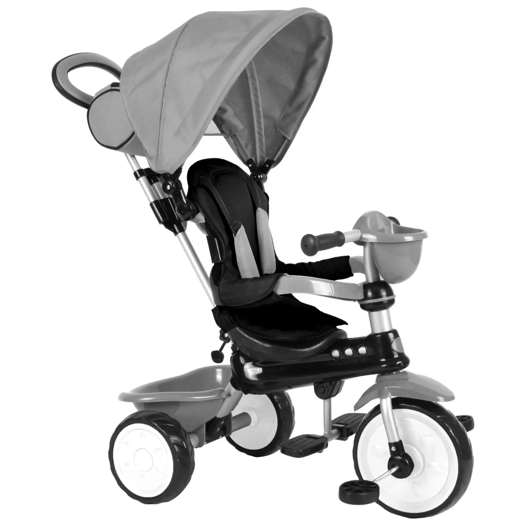 QPlay Cosy 4-in-1 Tricycle 8811 Blue Age- 2 Years to 6 Years