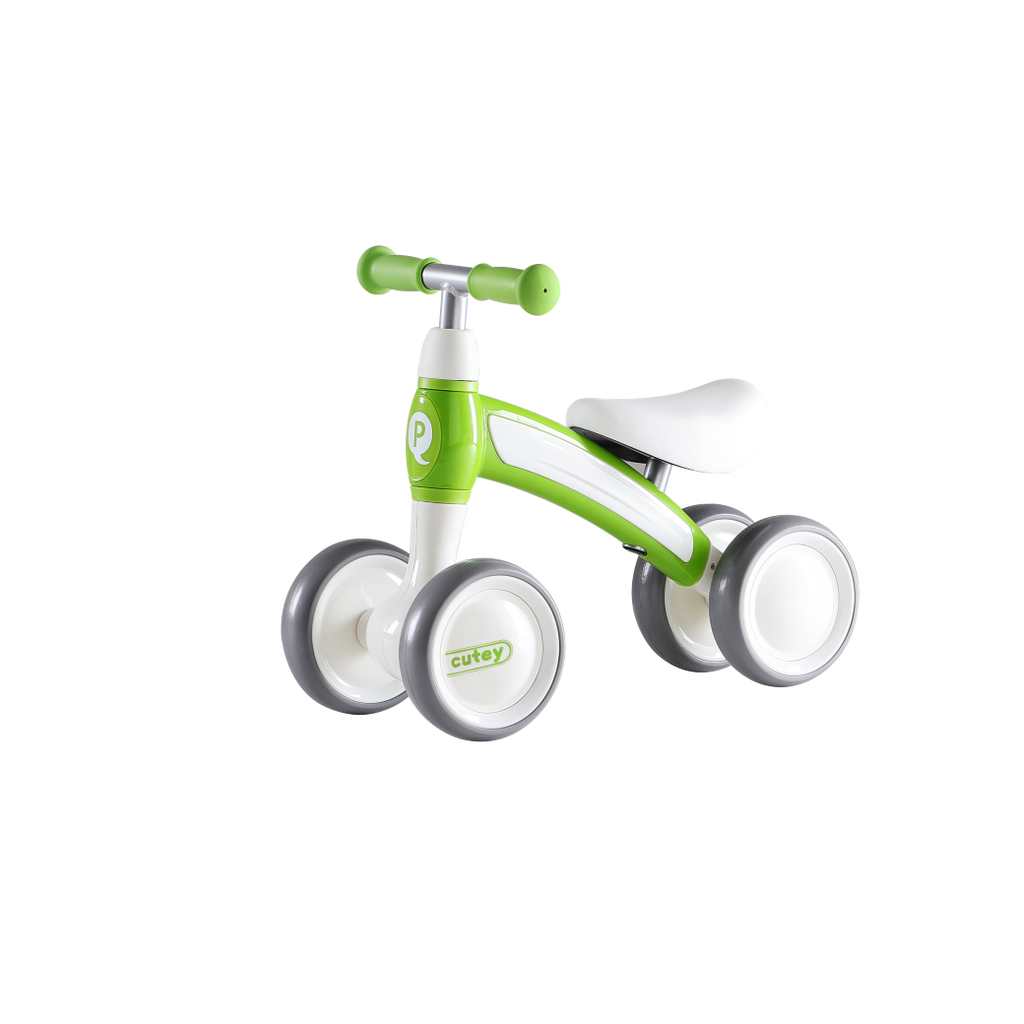 Qplay Cutey Toddlers Balance Bike-400 Green Age- 12 Months to 3 Years
