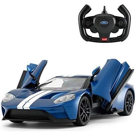 Rastar R/C 1:14 Ford GT  Radio Remote Control Car (78100) Red/Blue Age- 5 Years & Above