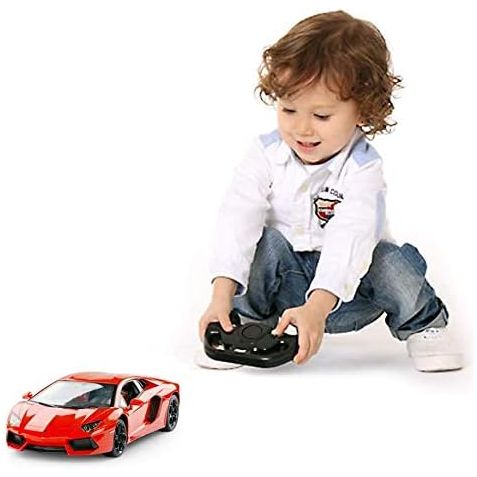 Rastar  R/C 1:14 Lamborghini Aventador LP700 Radio Remote Control Car Orange/White Age- 5 Years & Above