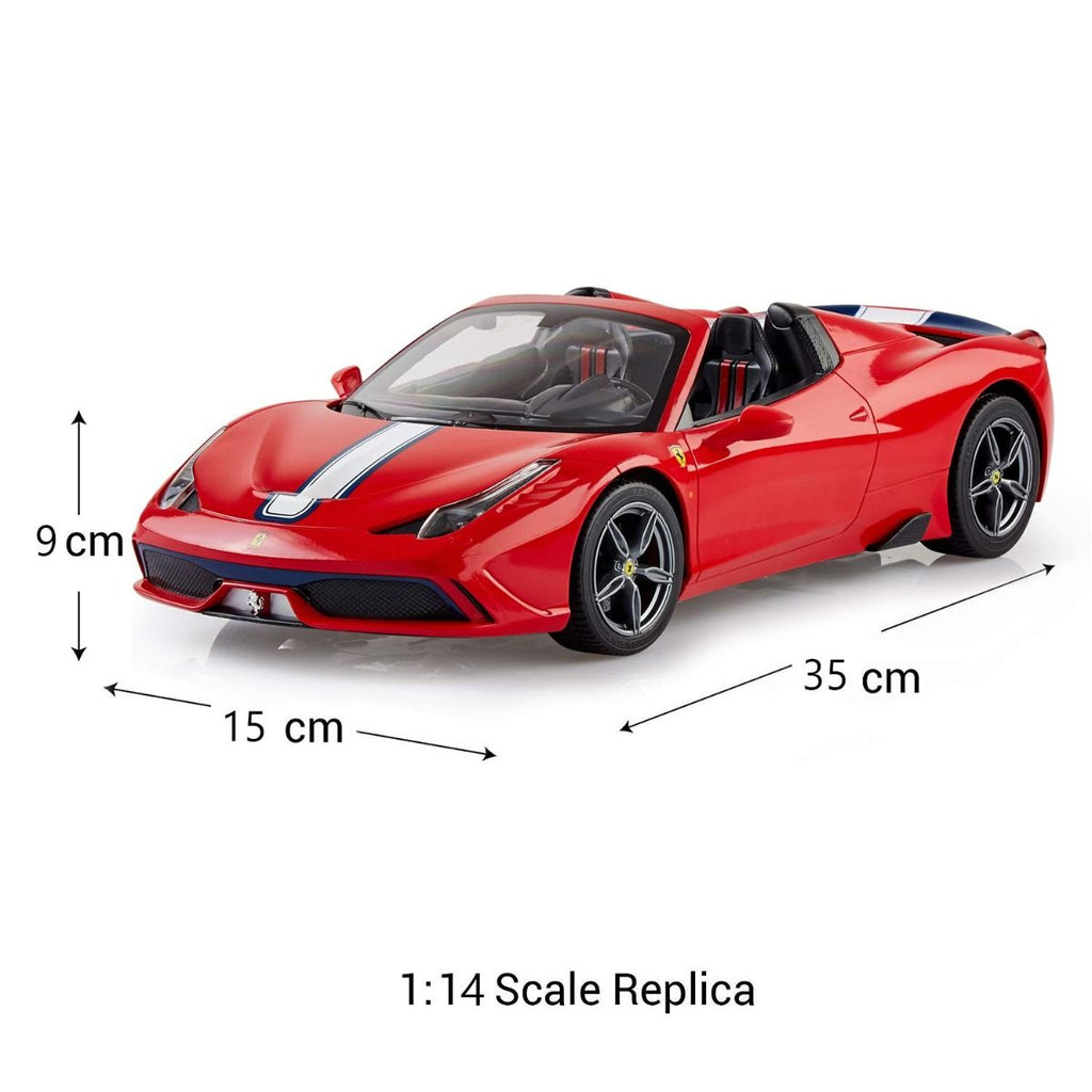 Rastar RC 1:14 Scale Ferrari 458 Speciale  Radio Remote Control Car  73400 Red Age- 5 Years & Above