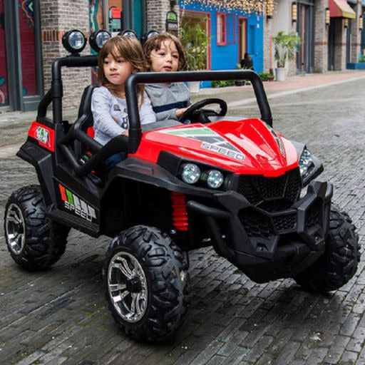 Scorpio Xux 12V 4 x4 Battery Operated Ride On Jeep with Remote Control Red Age- 3 Years & Above