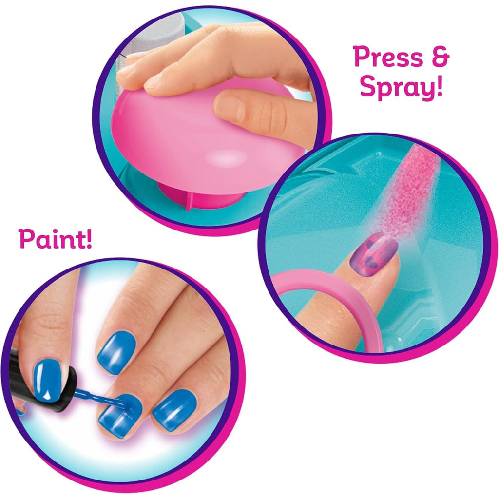 Shimmer n' Sparkle Airbrush Nail Designer Multicolor Age-8 Years & Above