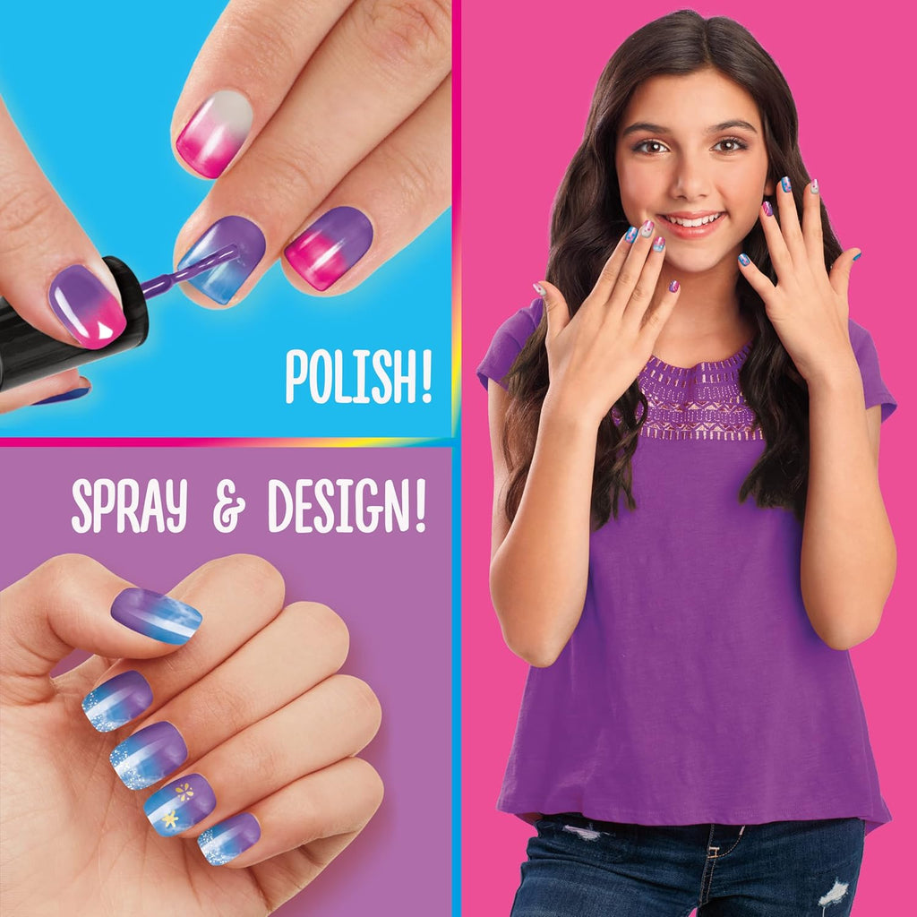 Shimmer n' Sparkle Airbrush Nail Designer Multicolor Age-8 Years & Above