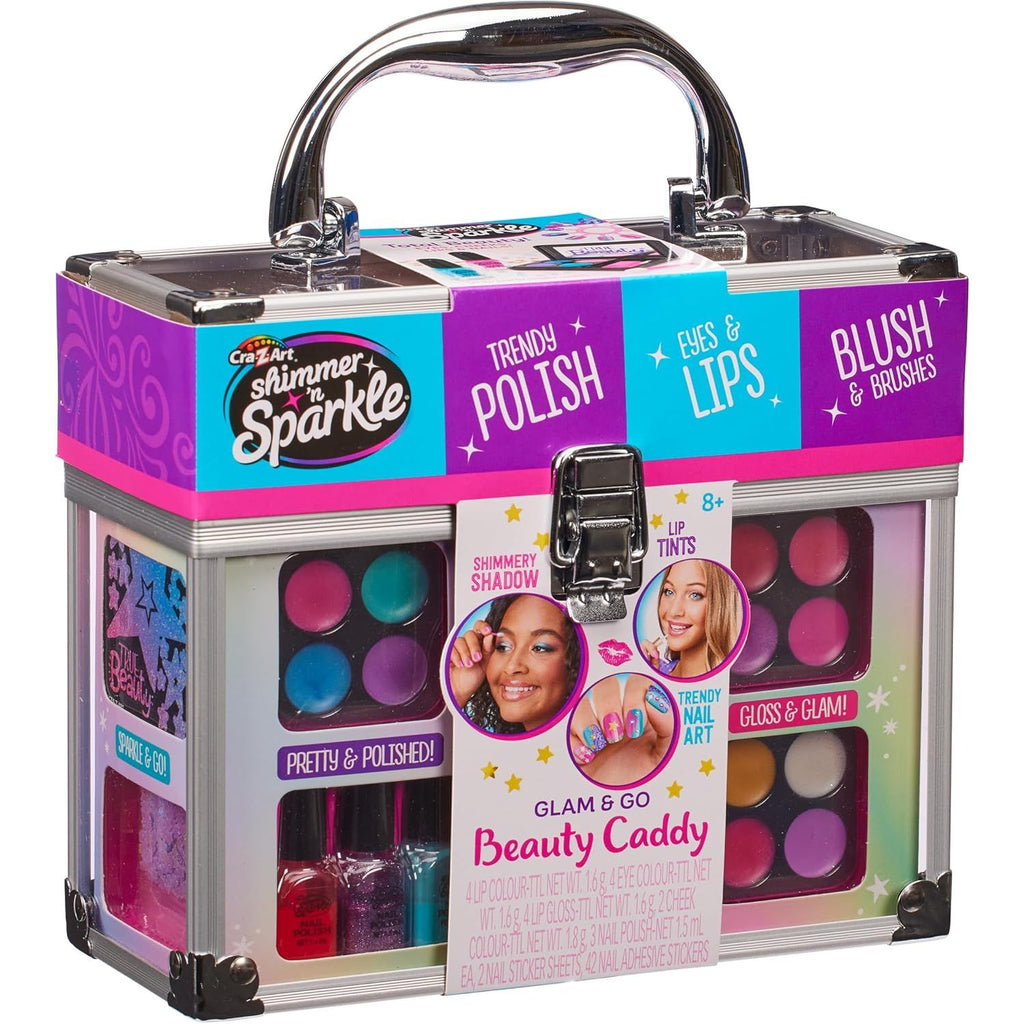 Shimmer 'n Sparkle Glam and Go Beauty Caddy Multicolor Age-8 Years & Above