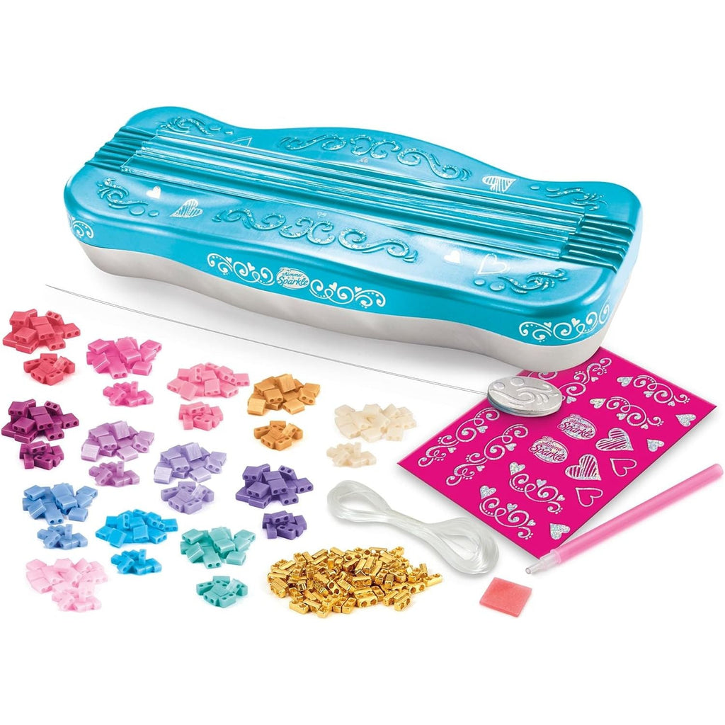 Shimmer n' Sparkle Shimmer Ã¢â‚¬Ëœn Sparkle Dots & Dashes Tila Bead Bracelet Studio Multicolor Age-8 Years & Above