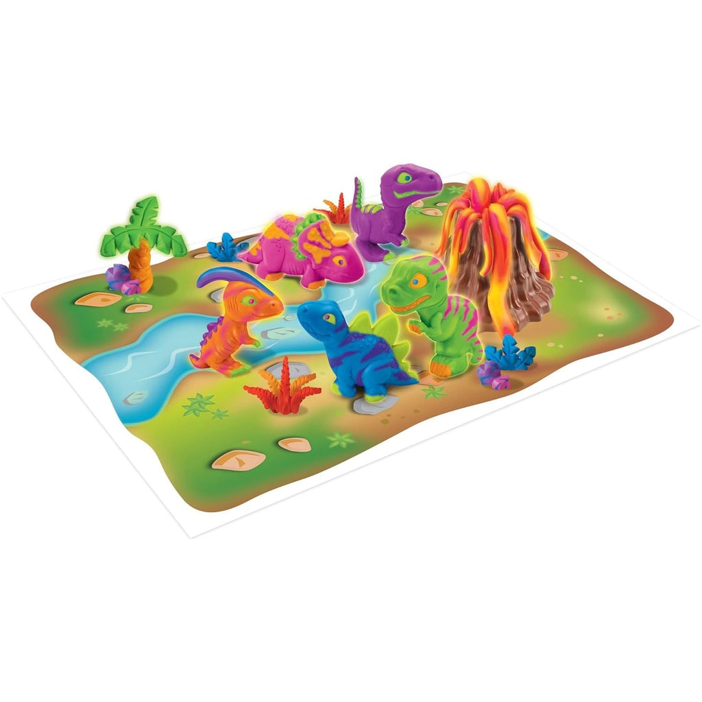 Softee Dough Dino Glow Dough Multicolor Age- 3 Years & Above