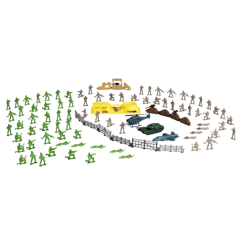 Soldier Force Bucket Playset 100 Pieces (545032) Age- 3 Years & Above