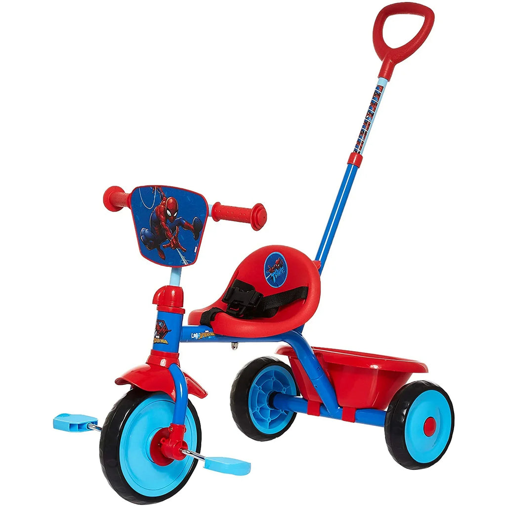 Spartan Marvel Spiderman Tricycle with Pushbar Age- 24 Months to 4 Years
