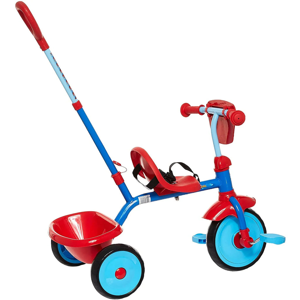 Spartan Marvel Spiderman Tricycle with Pushbar Age- 24 Months to 4 Years