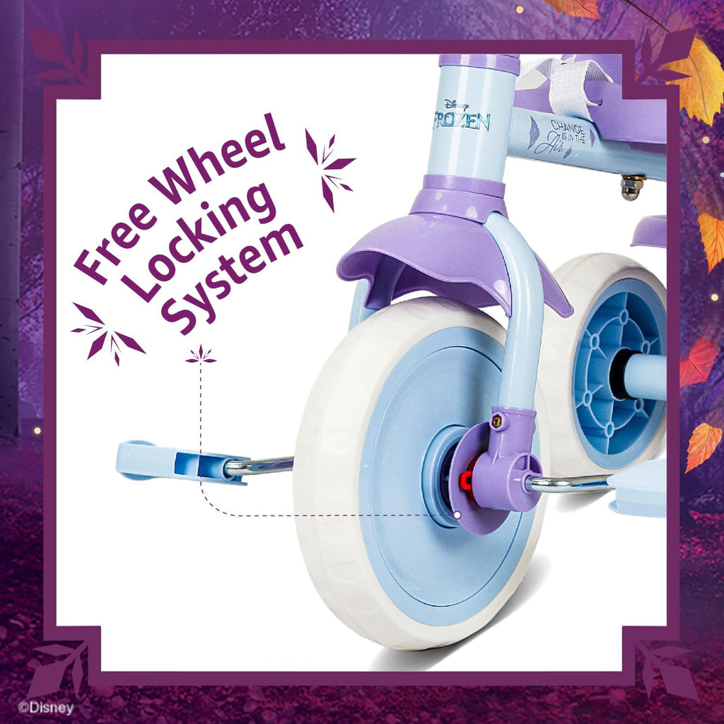 Spartan Toddler Girls Disney Frozen Tricycle with Pushbar Age- 24 Months to 4 Years