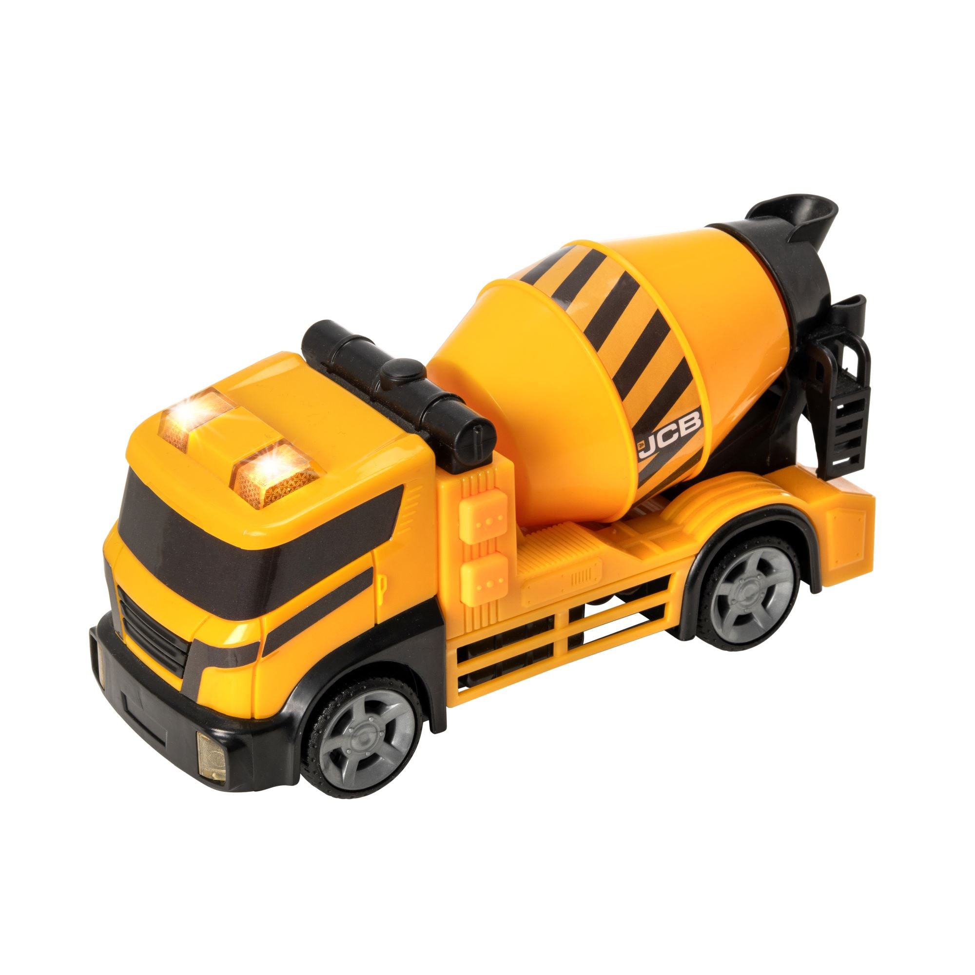 Teamsterz JCB Small Cement Mixer with Lights Sound Yellow Age 3 Years Above Peekaboo