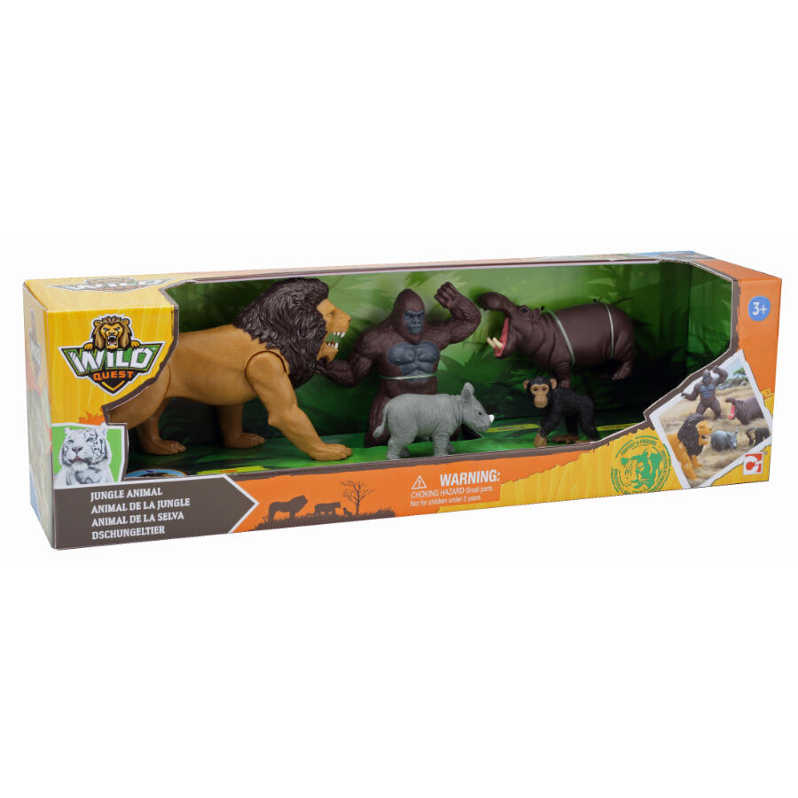 Jungle adventure wild animal playset discount