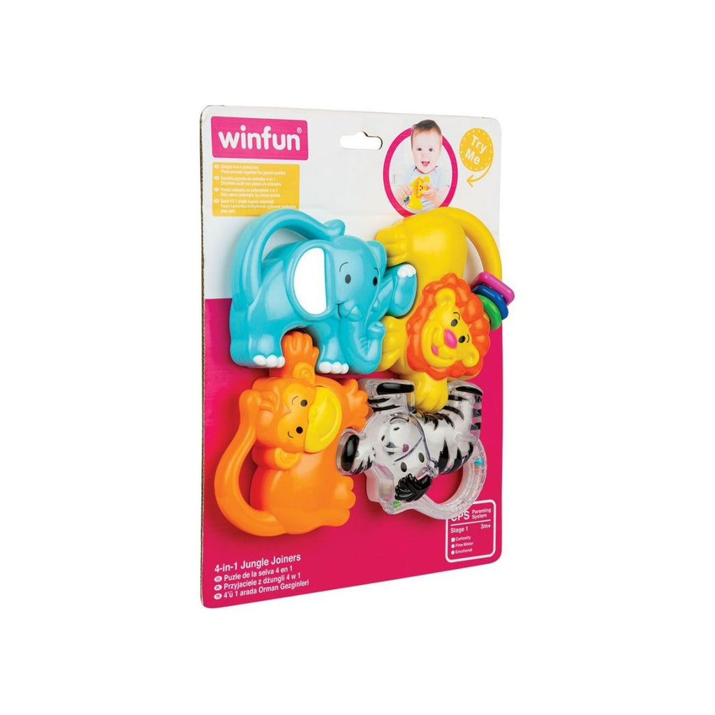 Winfun 4-IN-1 Jungle Joiners (000633) Age- Newborn to 18 Months