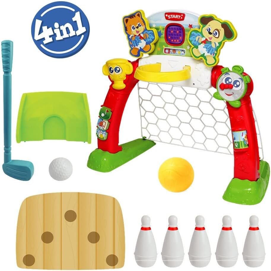 Winfun 4-In-1 Sports Center Playset (06003A)  Age- 18 Months & Above