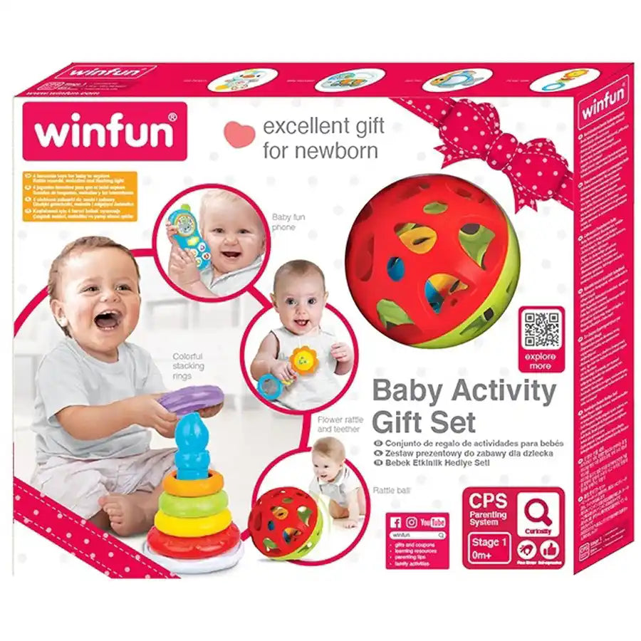 Winfun Baby Activity Gift Set (003035) Age- Newborn to 18 Months