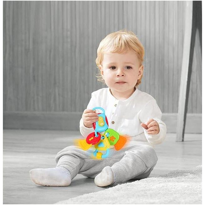 Winfun Baby Light'N Sounds Teething Keys (000185)   Age- 6 Months & Above