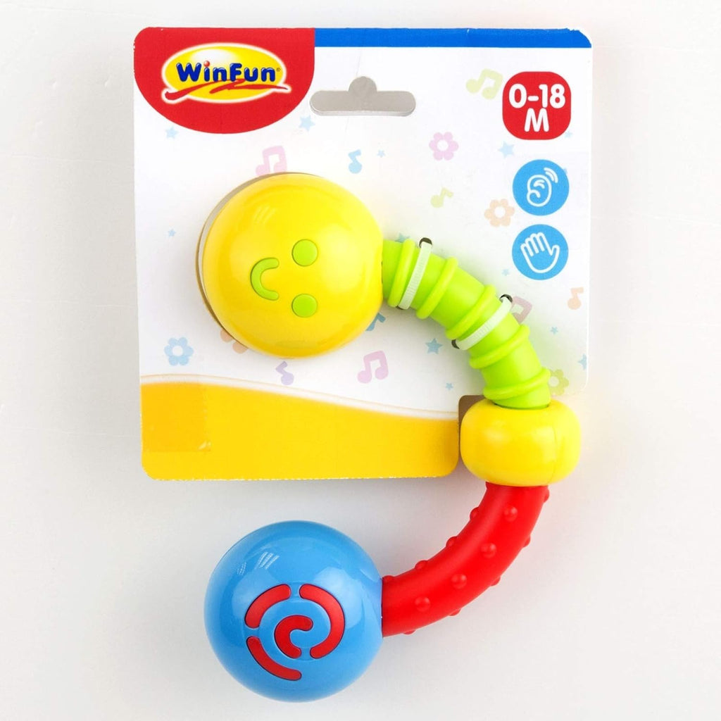 Winfun Click Clack Caterpillar Rattle (000184)  Age- Newborn to 18 Months
