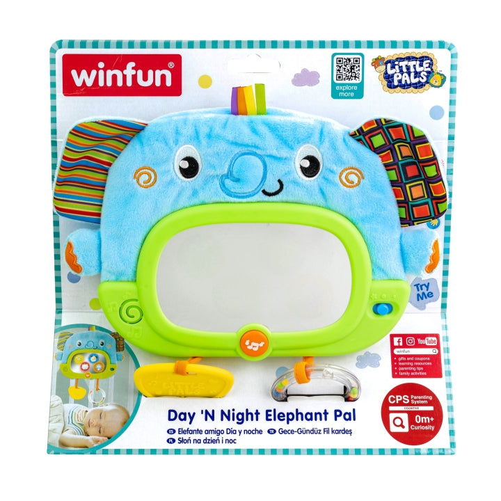 Winfun Day N' Night Elephant Pal (000175) Age- 3 Months & Above
