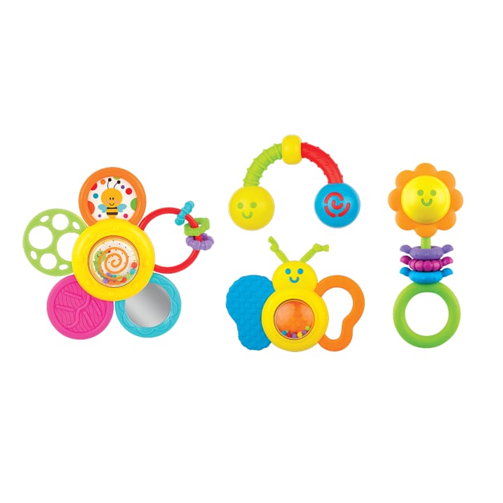 Winfun Garden Pals Rattle Set (003207) Age- Newborn to 18 Months