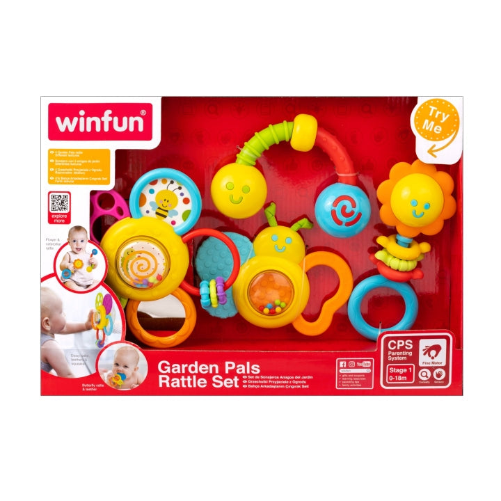 Winfun Garden Pals Rattle Set (003207) Age- Newborn to 18 Months