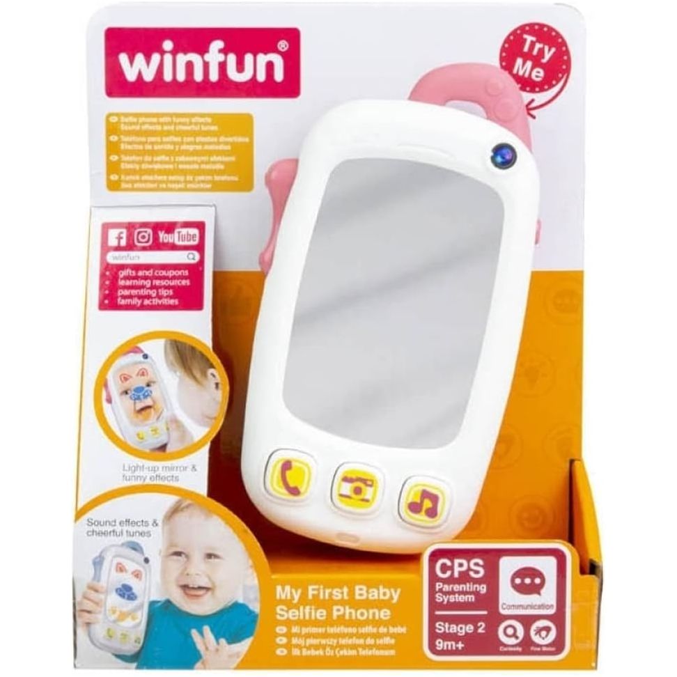 Winfun My First Baby Selfie Phone Pink (00767G) Age- 9 Months & Above