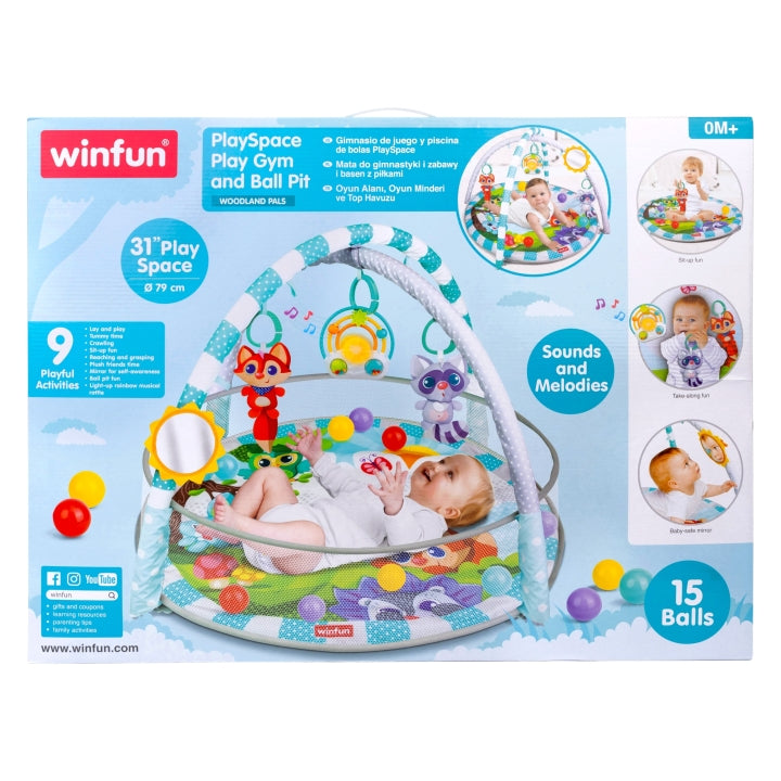 Winfun PlaySpace Play Gym and Ball Pit(710000) Age- Newborn & Above