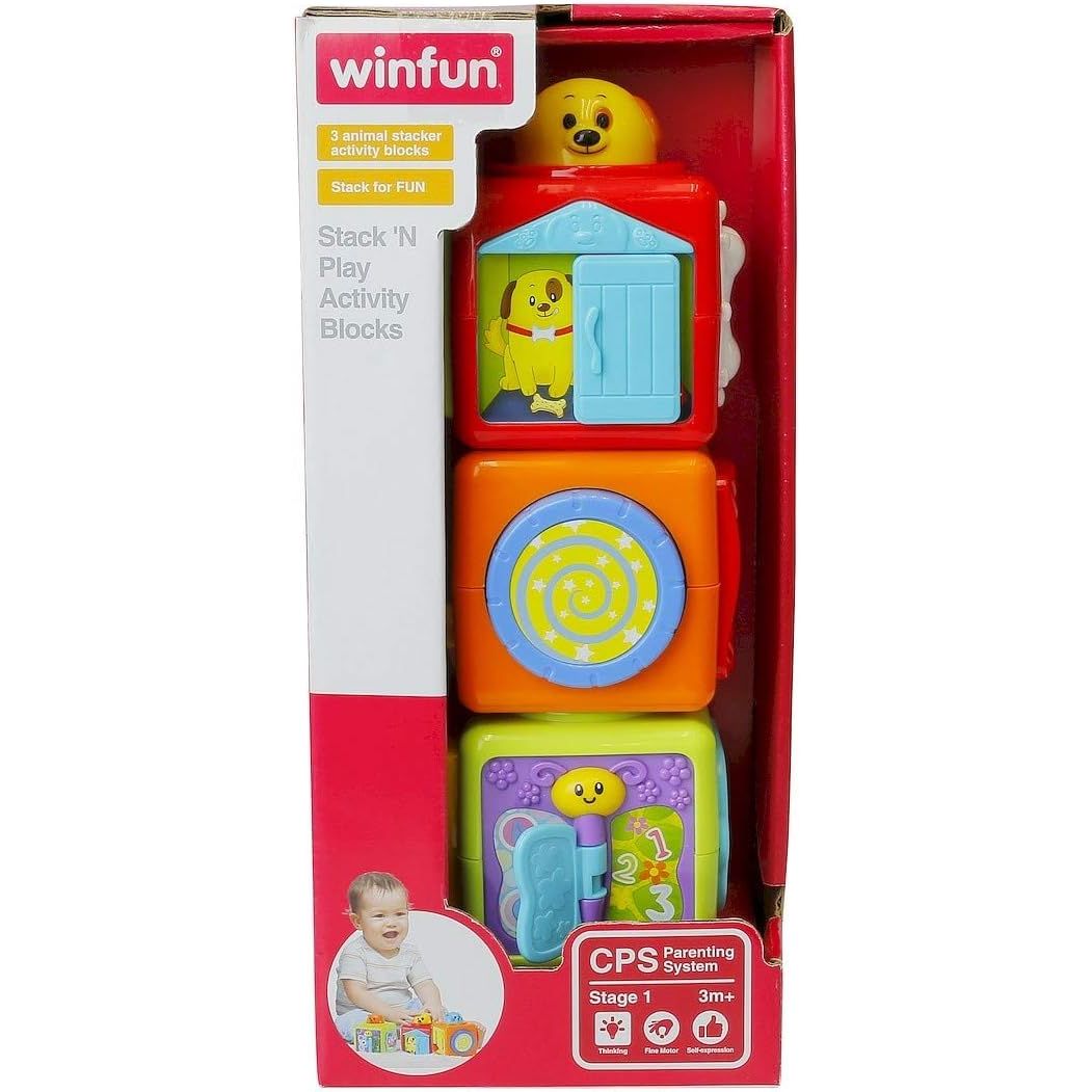 Winfun Stack'N Play Activity Blocks (000613) Age- 3 Months