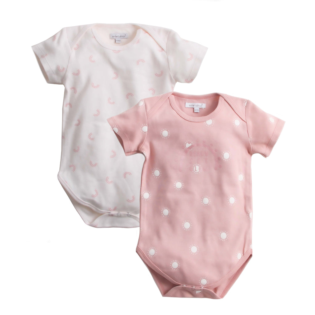 Motherschoice 2-Piece Short Sleeve Baby Bodysuit IT11015