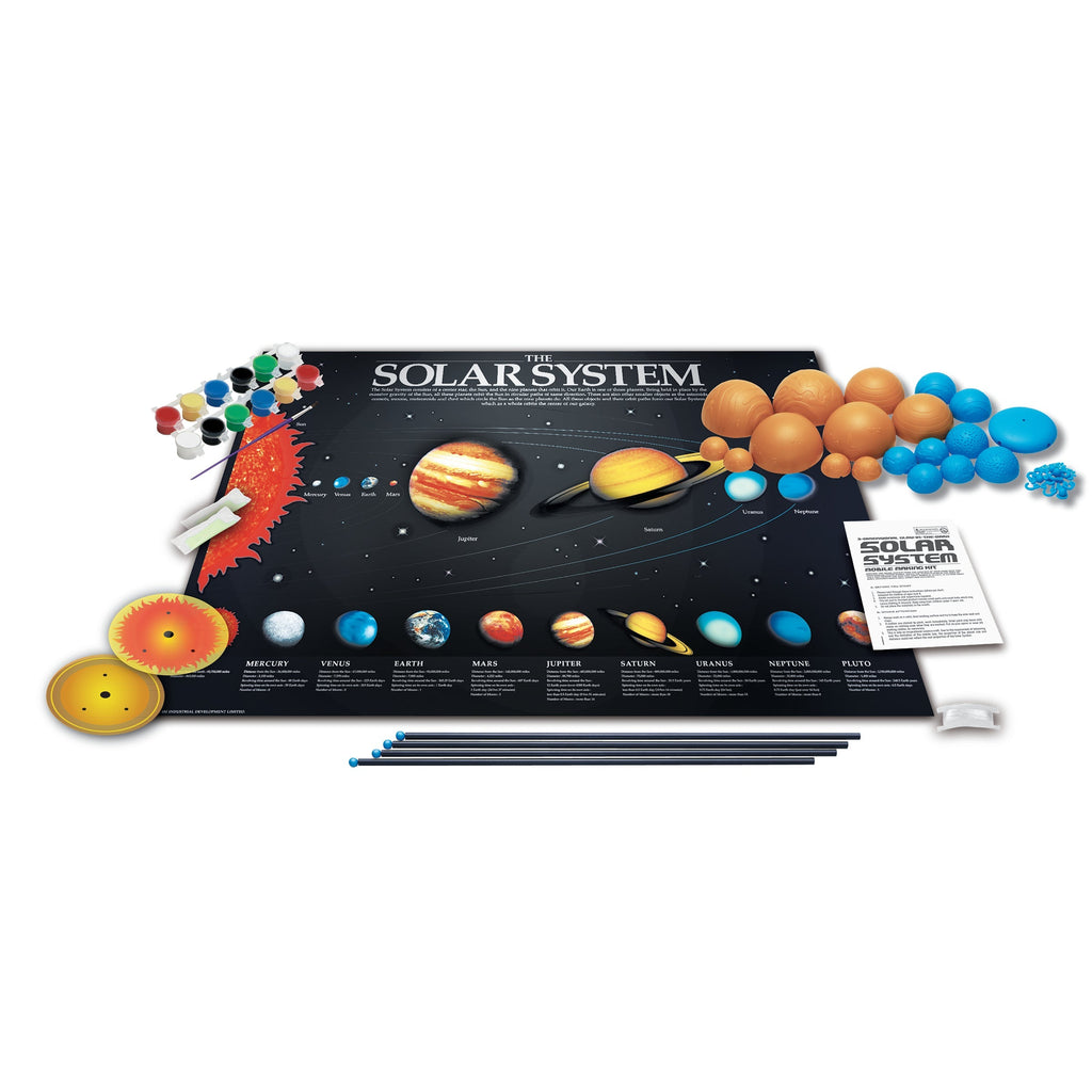 4M 3D Glow in the Dark Solar System Model Making Kit Multicolor Age- 3 Years & Above