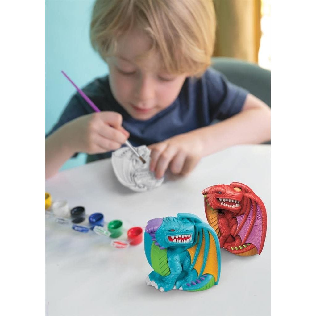 4M 3D Mould & Paint Dragon Multicolor Age- 5 Years & Above