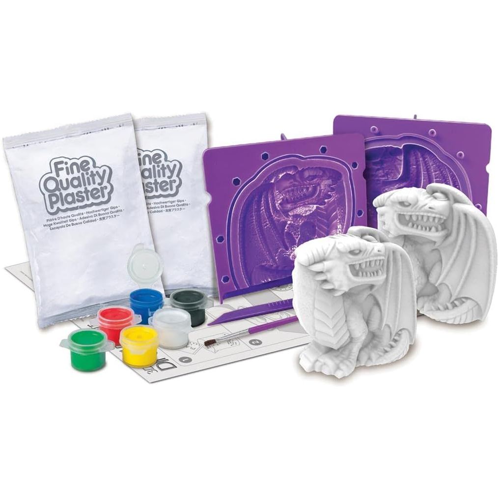 4M 3D Mould & Paint Dragon Multicolor Age- 5 Years & Above