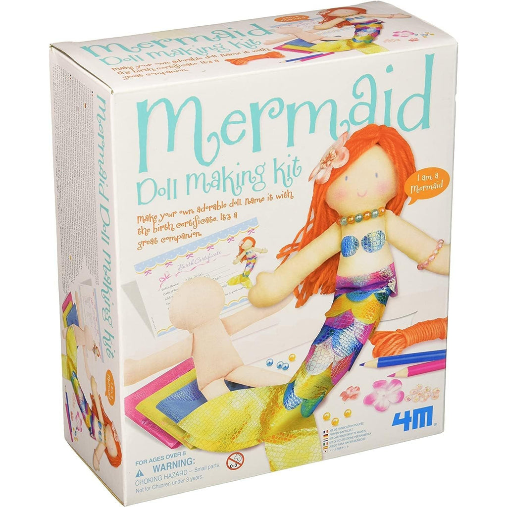 4M Doll Making Kit Mermaid Multicolor Age- 8 Years & Above